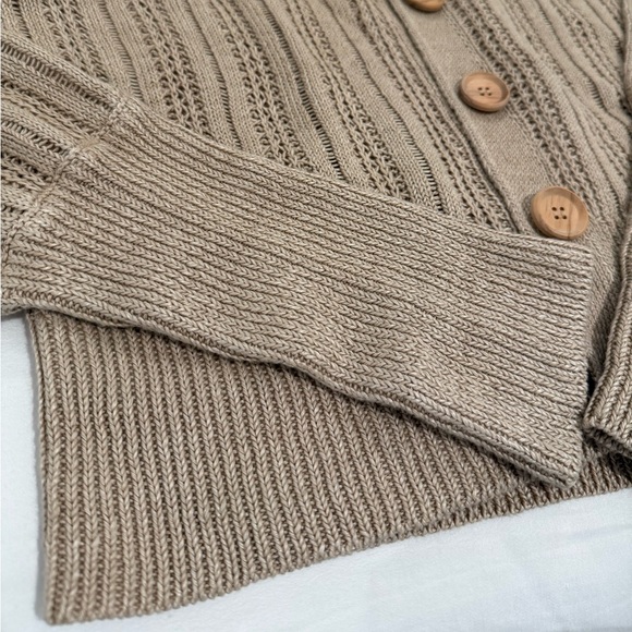 EUC ♡ Veronica Beard ♡ Linen Cardigan Sweater - Picture 2 of 2
